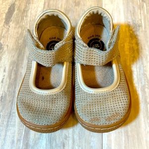 Livie & Luca Gemma Gold Sparkle Mary Janes